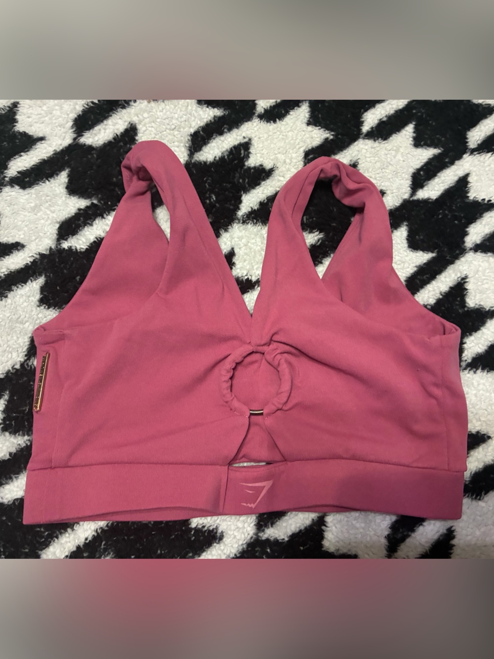 Gymshark x Whitney Simmons Pink Cutout Sports Bra – Approx. Size Small